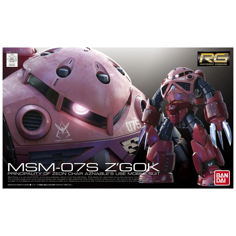 1:144 RG MSM-07S ZGOK CHAR CUSTOM