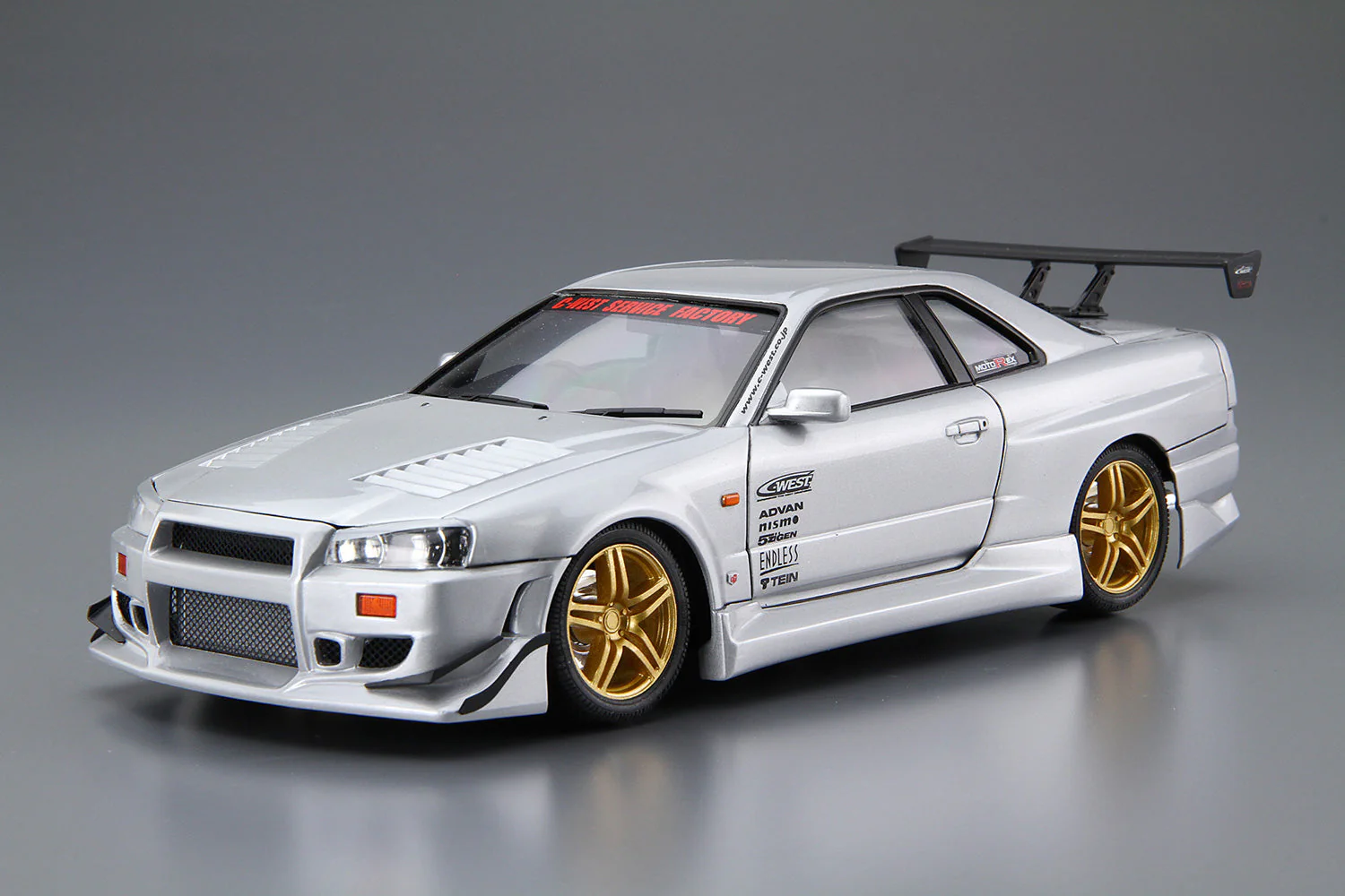 1:24 C-WEST BNR34 SKYLINE GT-R 02NISSAN - Image 2
