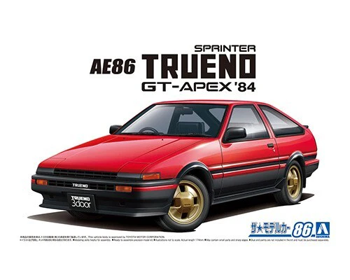 1:24 TOYOTA AE86 SPRINTER TRUENO GT-APEX 84