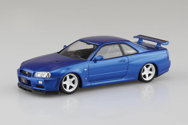 1/32 SNAP NISSAN R34 (Bayside Blue) SKYLINE GT-R CUSTOM WHEEL - Image 2