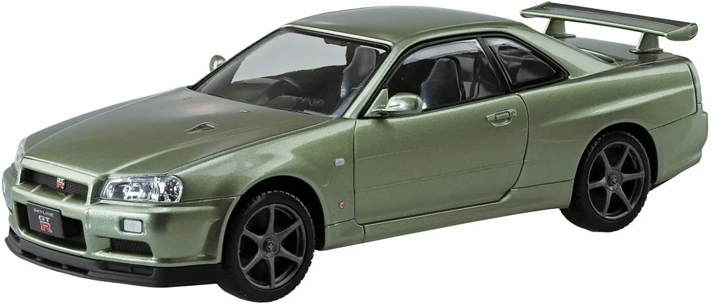 1/32 SNAP NISSAN R34  SKYLINE GT-R Nur (Millenium  Jade) - Image 2