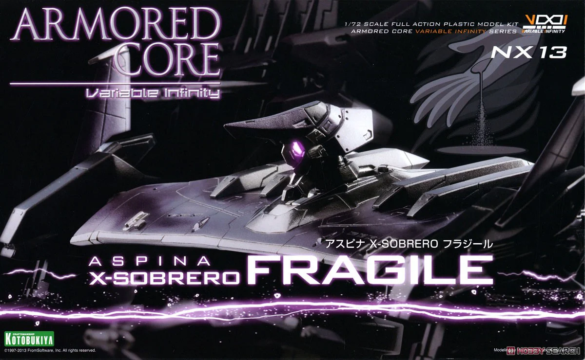 1/72 Armored Core Aspina  X-Sobrero Fragile