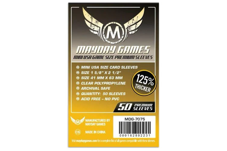 41x63 Mayday Mini USA Premium- Sleeves