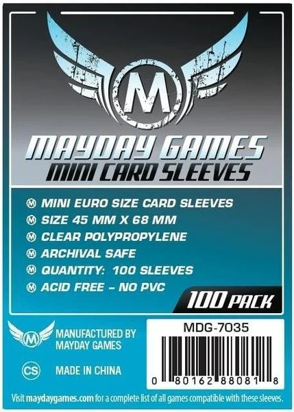 45x68 Mayday Mini Euro Standard - Sleeves
