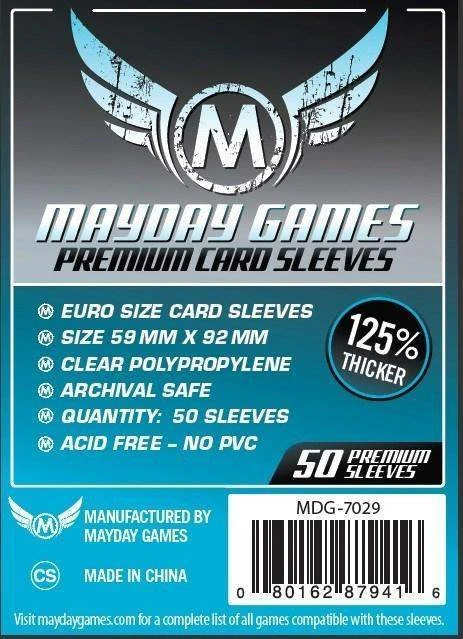 59x92 Mayday Euro Premium - Sleeves