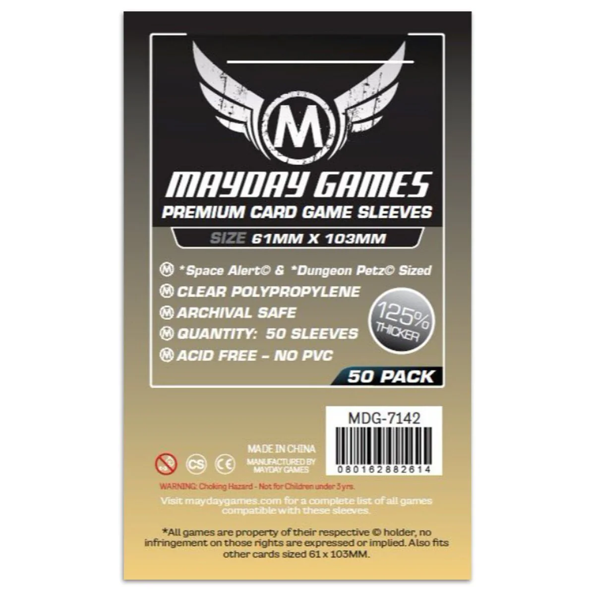 61x103 Mayday Premium Space Alert - Sleeves