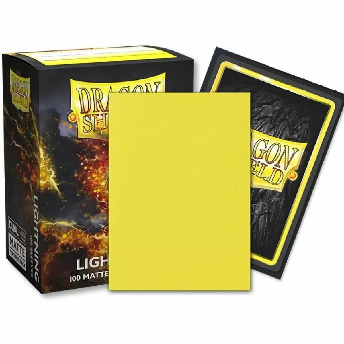 63x88 Lightning Dual MATTE Sleeves - Dragon Shield - Box 100 - Image 2