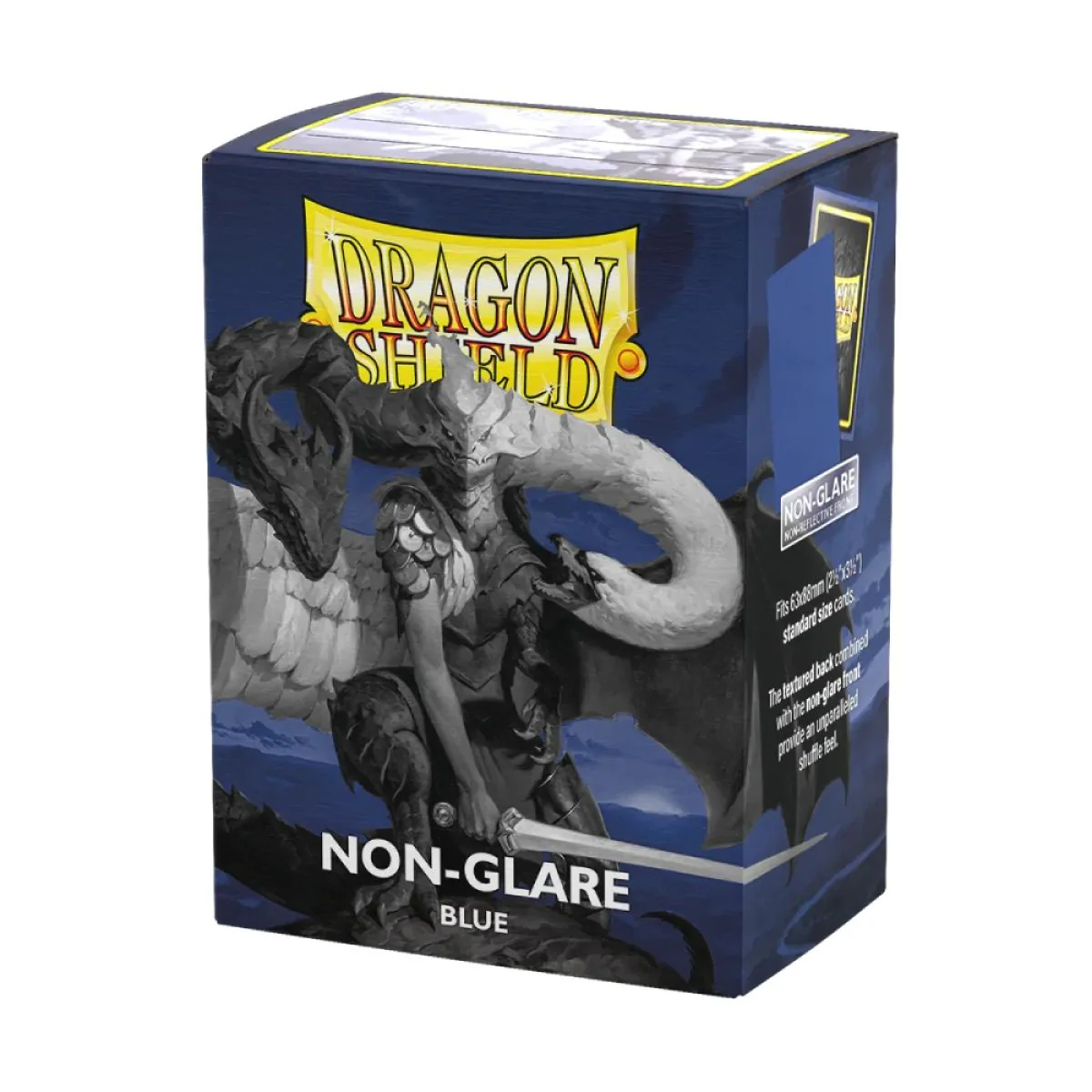 63x88 Non-Glare Blue MATTE Sleeves - Dragon Shield - Box 100