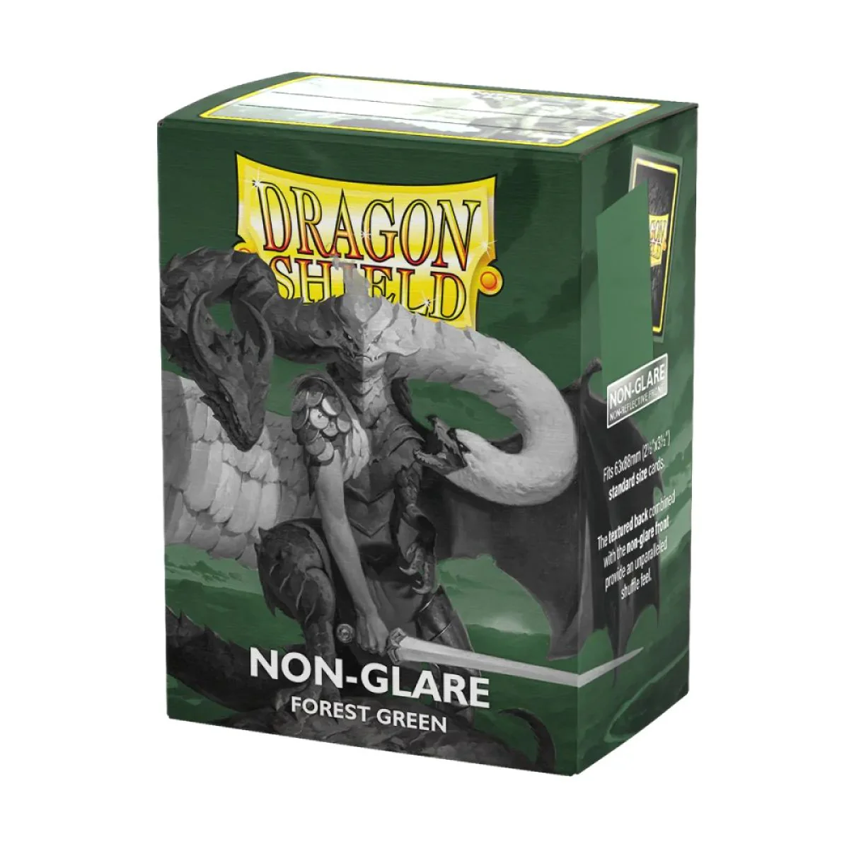 63x88 Non-Glare Forest Green MATTE Sleeves - Dragon Shield - Box 100