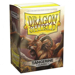 63x88 Tangerine Sleeves - Dragon Shield - Box 100