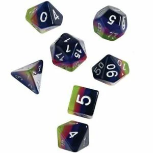 7-set TR PKGRBU Dice in Tube - Sirius Dice