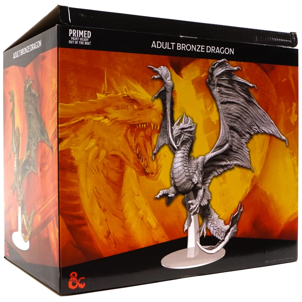 Adult Bronze Dragon Unpainted D&D Nozlurs Marvelous Miniatures - Image 2