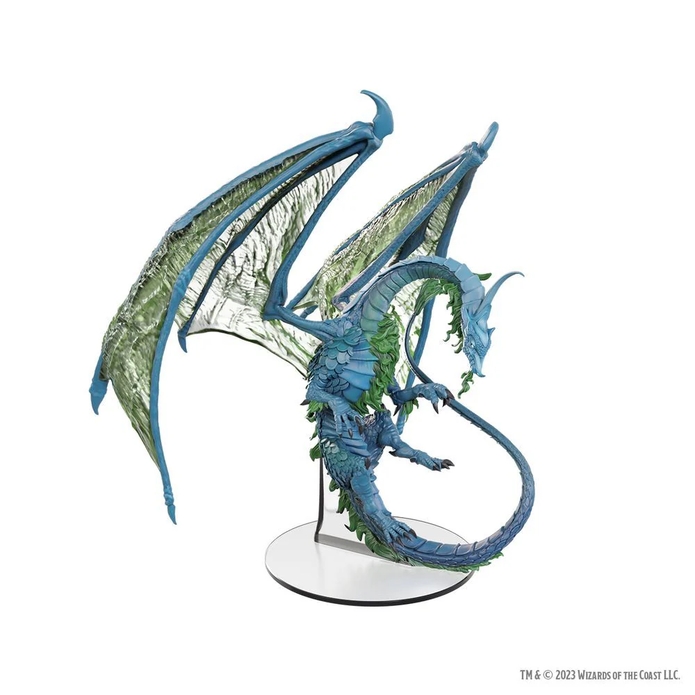 Adult Moonstone Dragon D&D Icons of the Realms