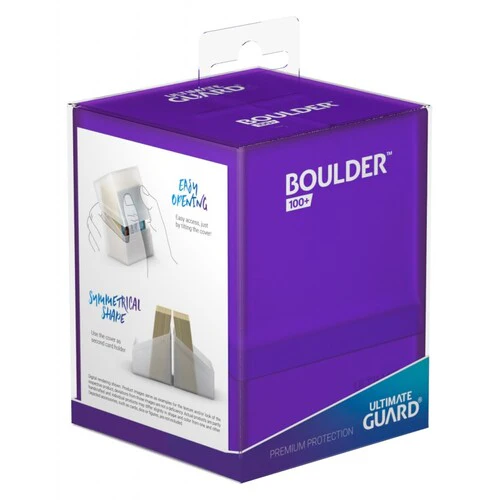 Amethyst Deck Box - 100+ Standard Size - Ultimate Guard Boulder Deck Case
