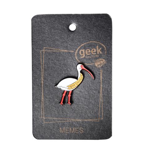 Aussie Bin Chicken Meme Pin