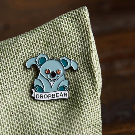Aussie Drop Bear Meme Pin