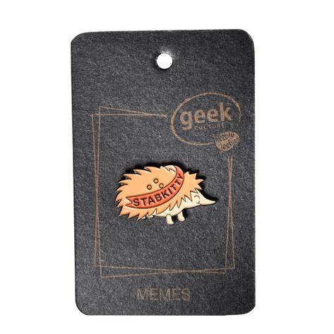 Aussie Stab Kitty Meme Pin