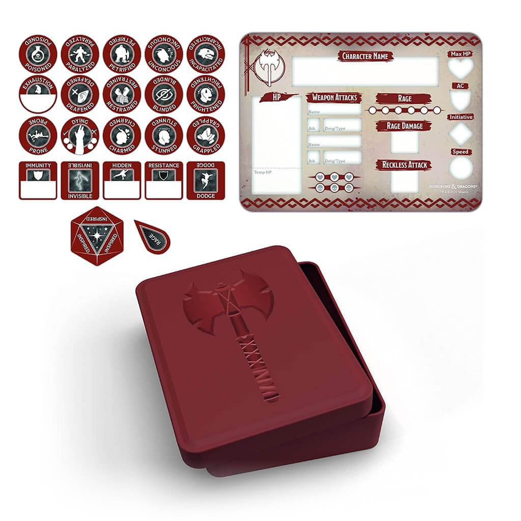 Barbarian: Dungeons & Dragons Class Token Set - D&D 5e