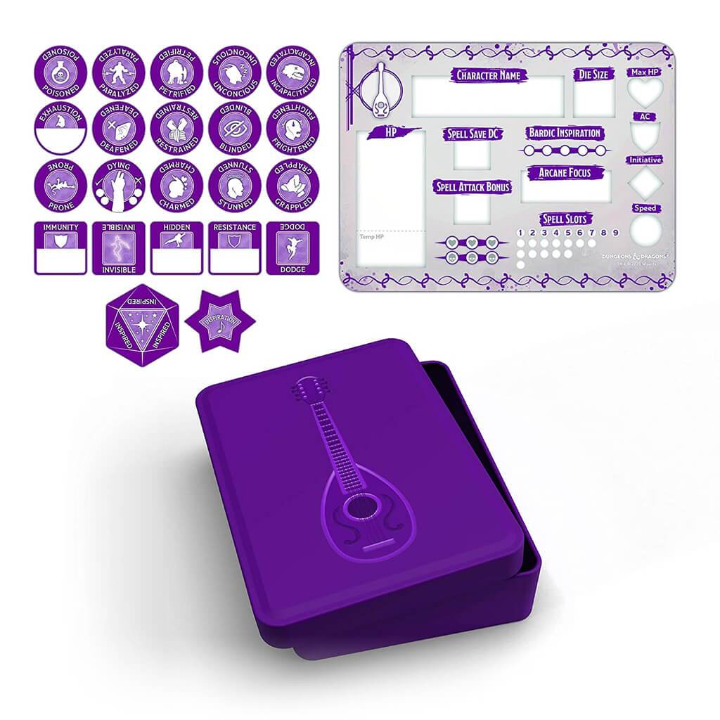 Bard: Dungeons & Dragons Class Token Set