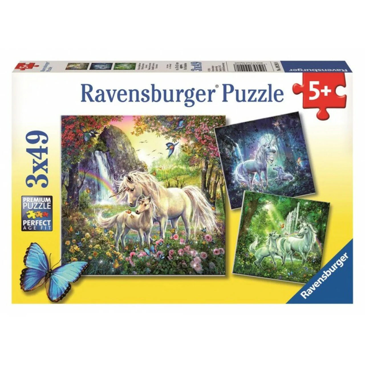 Beautiful Unicorns Puzzle 3x49p - RAVENSBURGER