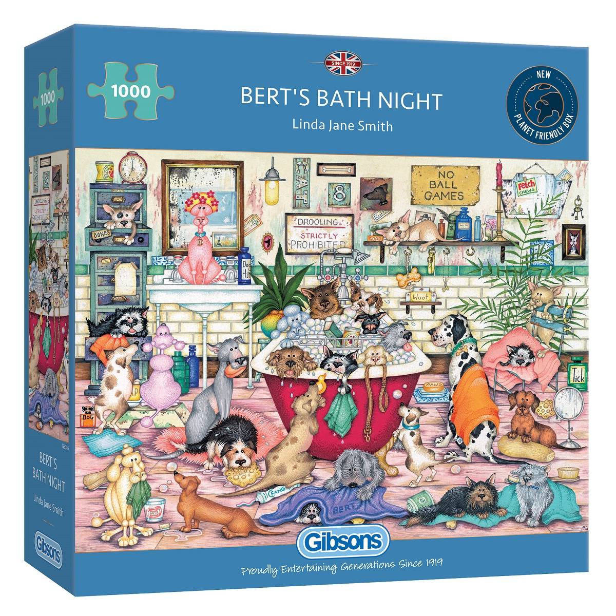 Berts Bath Night 1000pc - Gibsons
