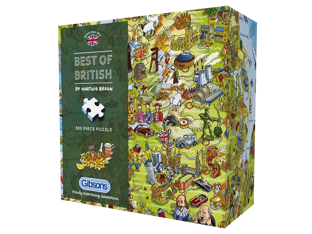 Best of British 500pc Gibson