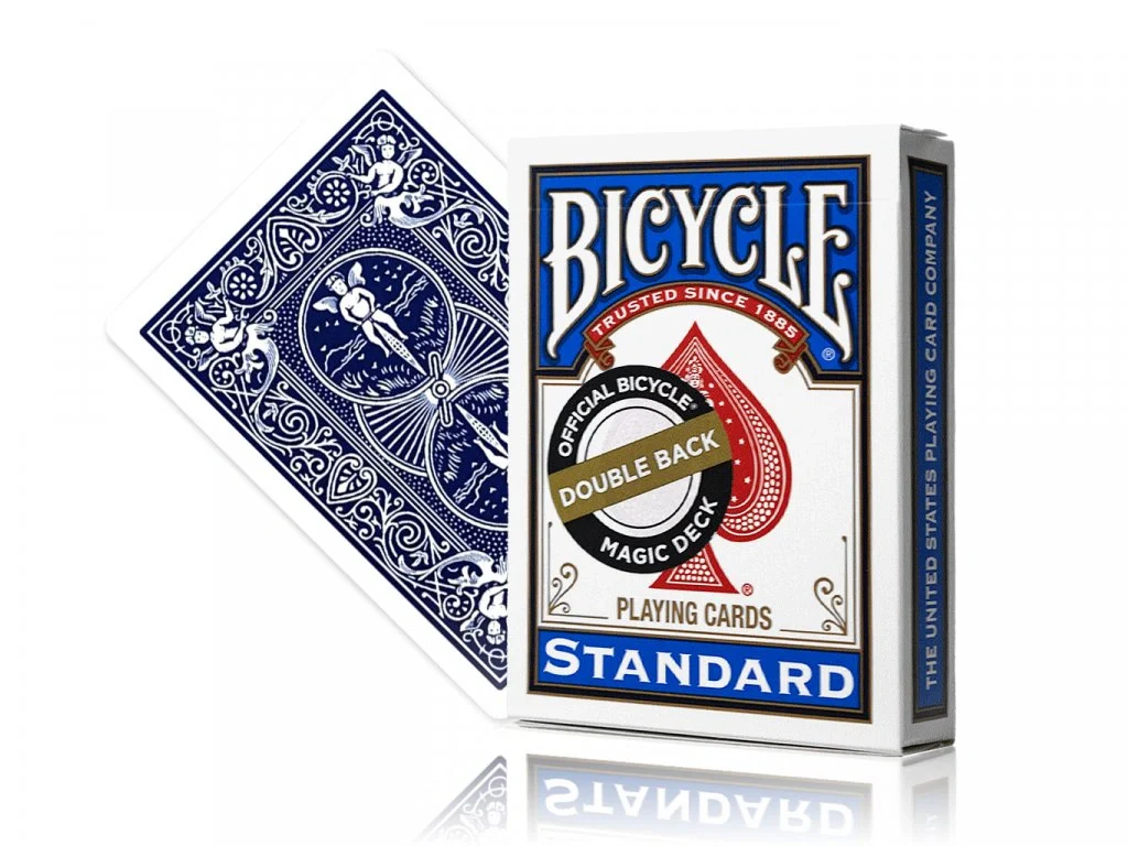 Bicycle Magic Double Back Red/Blue