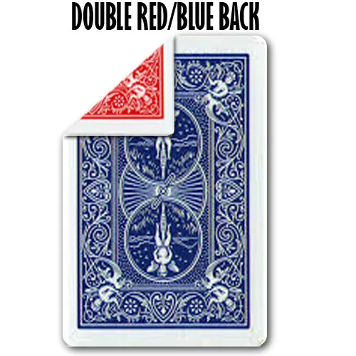 Bicycle Magic Double Back Red/Blue - Image 2