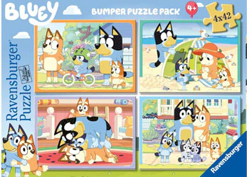 Bluey Gotta Be Done! Puzzle 4x42p - RAVENSBURGER