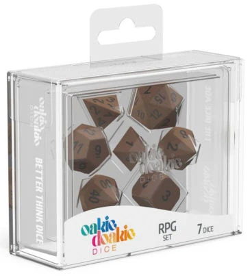 Brasstige (7) - Metal Dice - Oakie Doakie Dice RPG Set