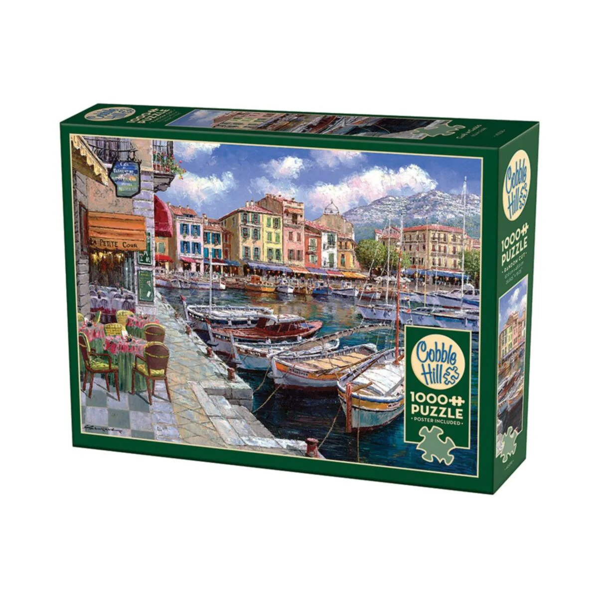 Cafe In Cassis 1000pc - Cobble Hill