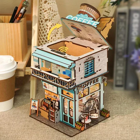 Cape Coffee Shop DIY Miniature Kit - Tonecheer - Image 2