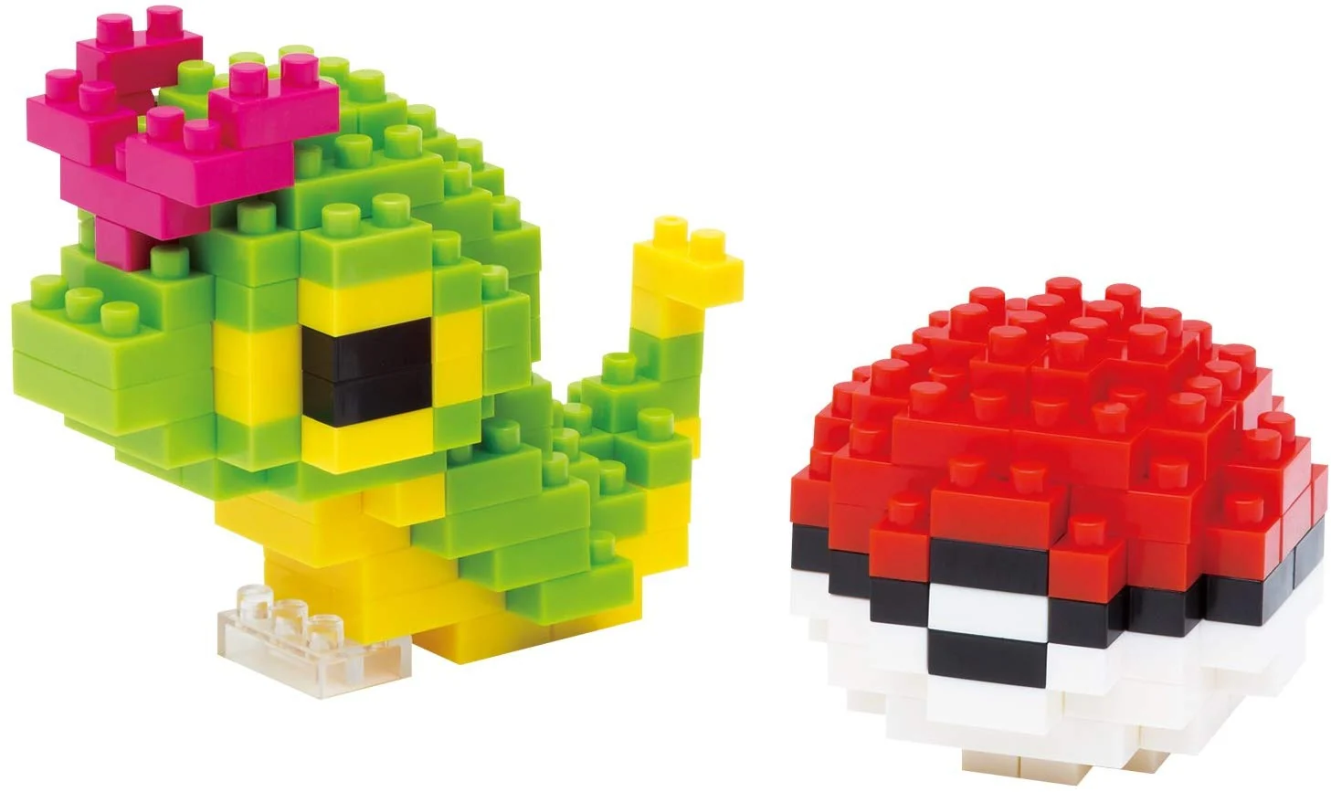 Caterpie & Poke Ball - Pokemon Nanoblock