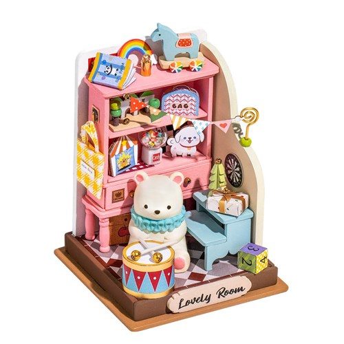 CHILDHOOD TOY HOUSE - DIY MINI HOUSE - ROBOTIME
