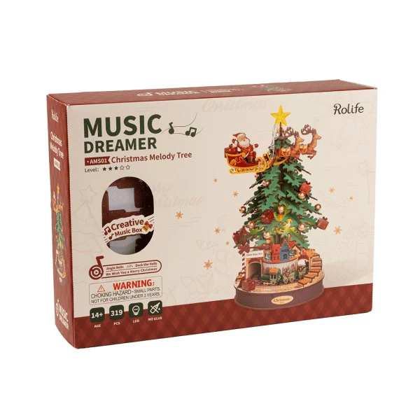 Christmas Melody Tree Music Box