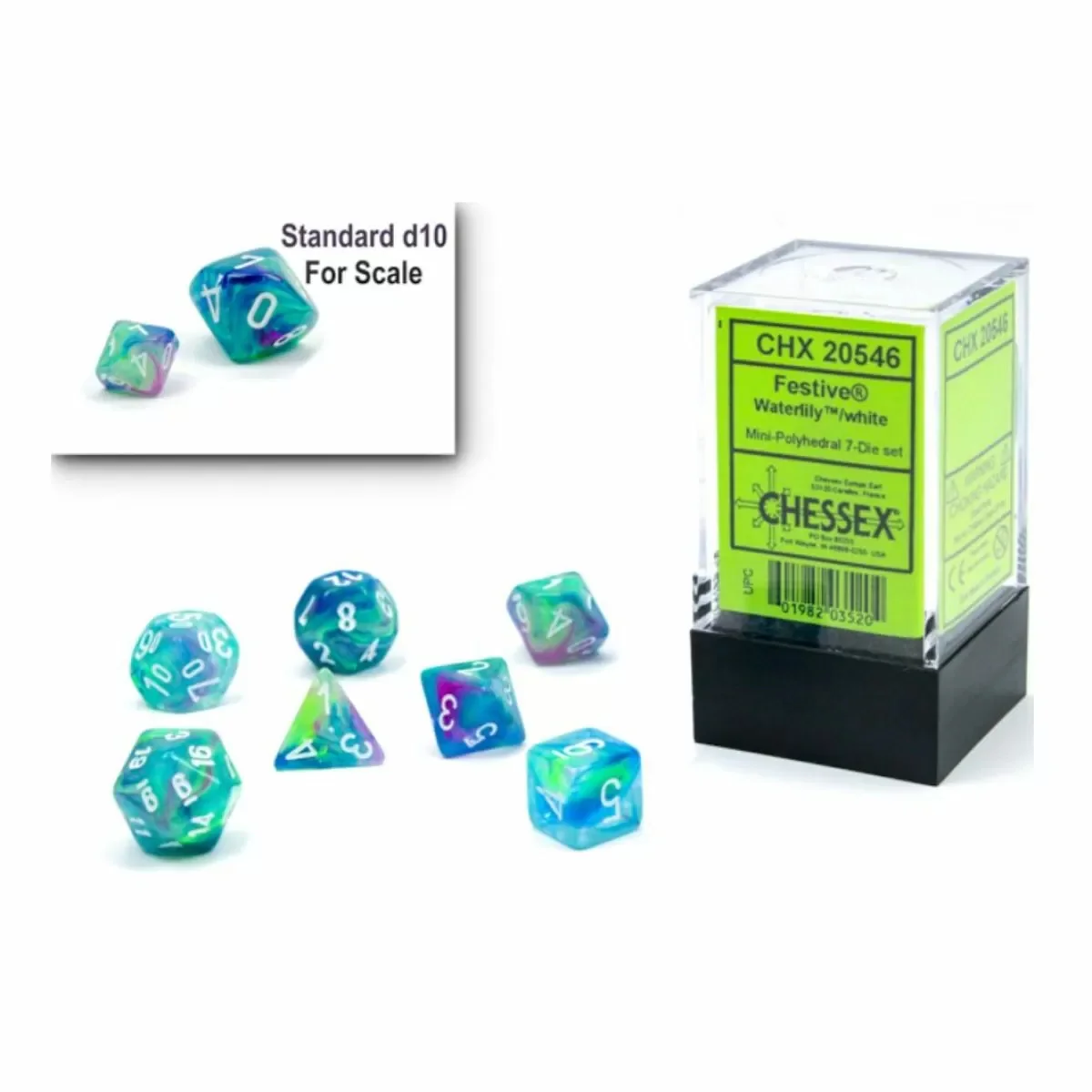 CHX 20546 Festive Mini Waterlily/White 7-Die Set