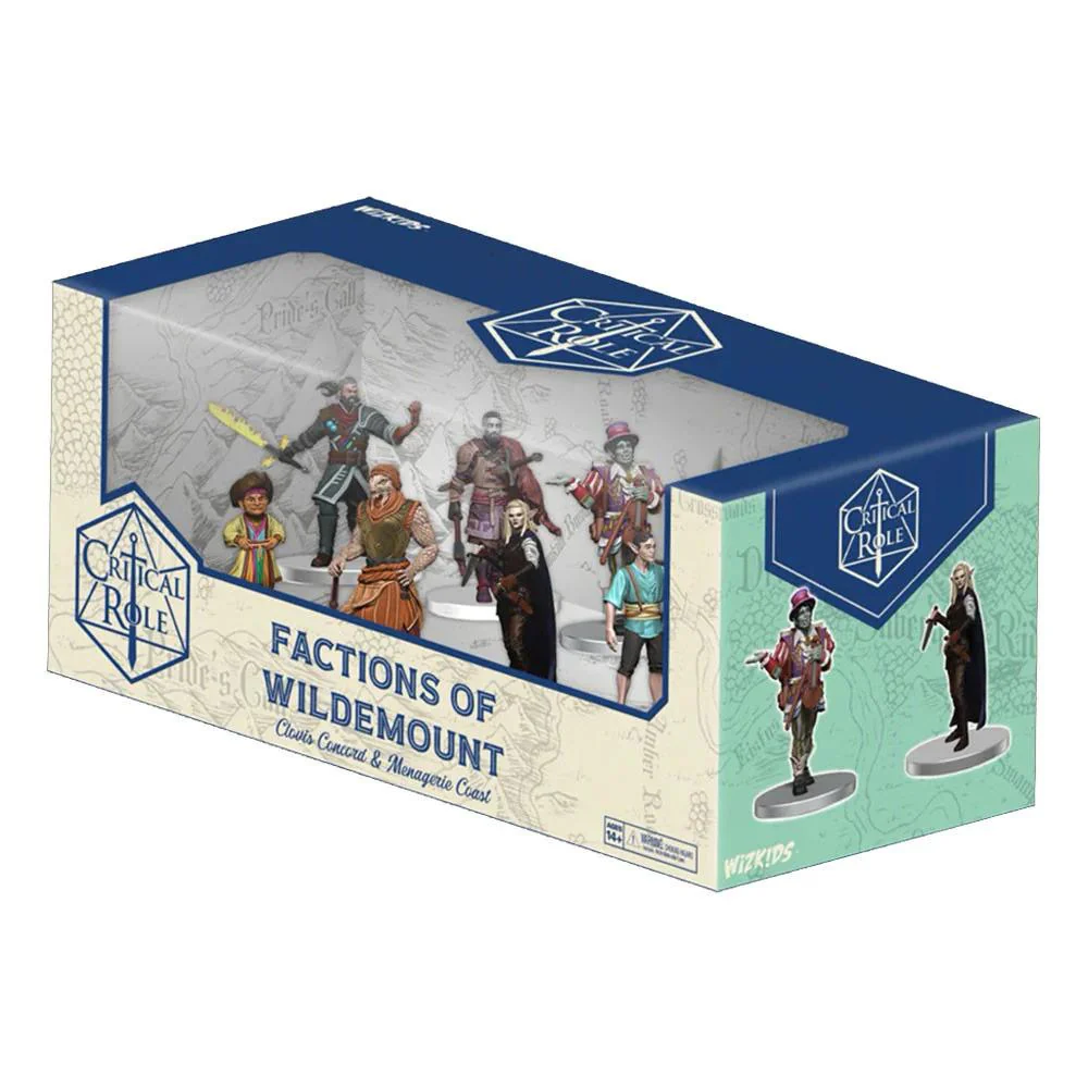 Clovis Concord & Menagerie Coast Box Set - Critical Role Monsters of Wildemount Prepainted Minis