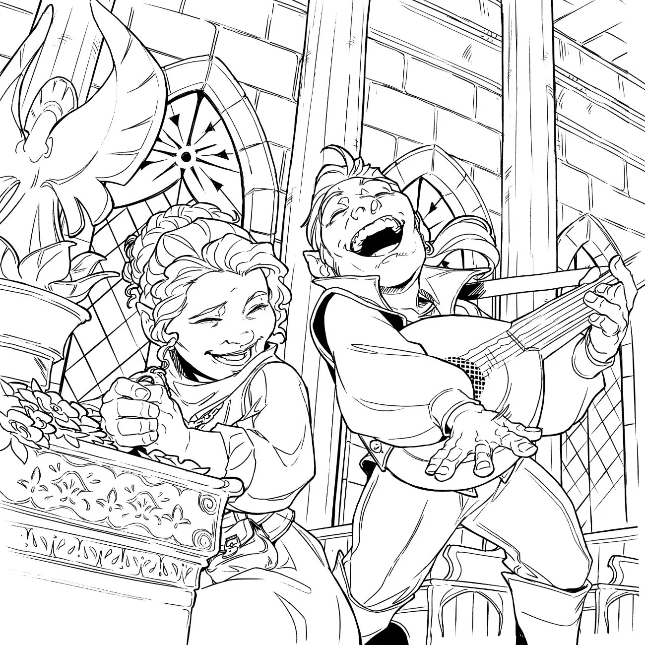 Critical Role - The Mighty Nein Colouring Book - Image 4