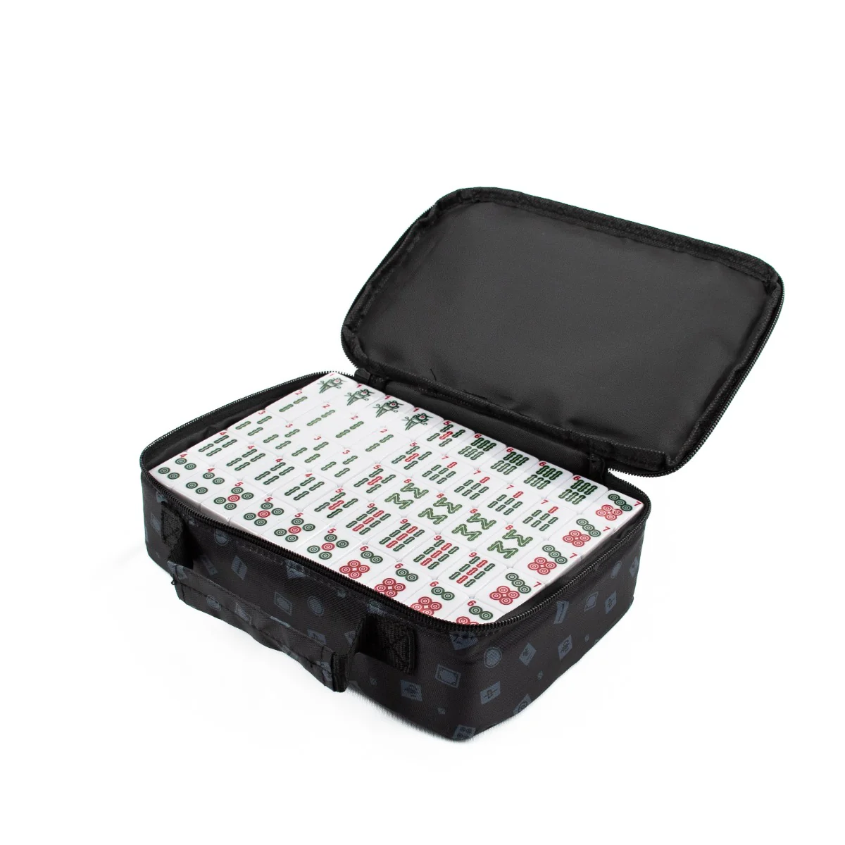 Mahjong Travel Case - Classic Set w/ Black Tiles - LPG - Image 2
