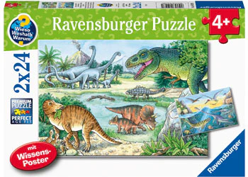 Dinosaurs of Land and Sea 2x24p - RAVENSBURGER