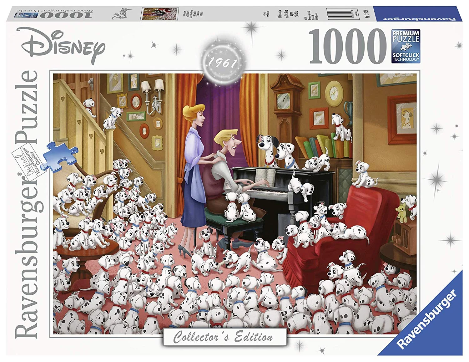 Disney Moments 1961 101 Dalmatians 1000p - Ravensburger