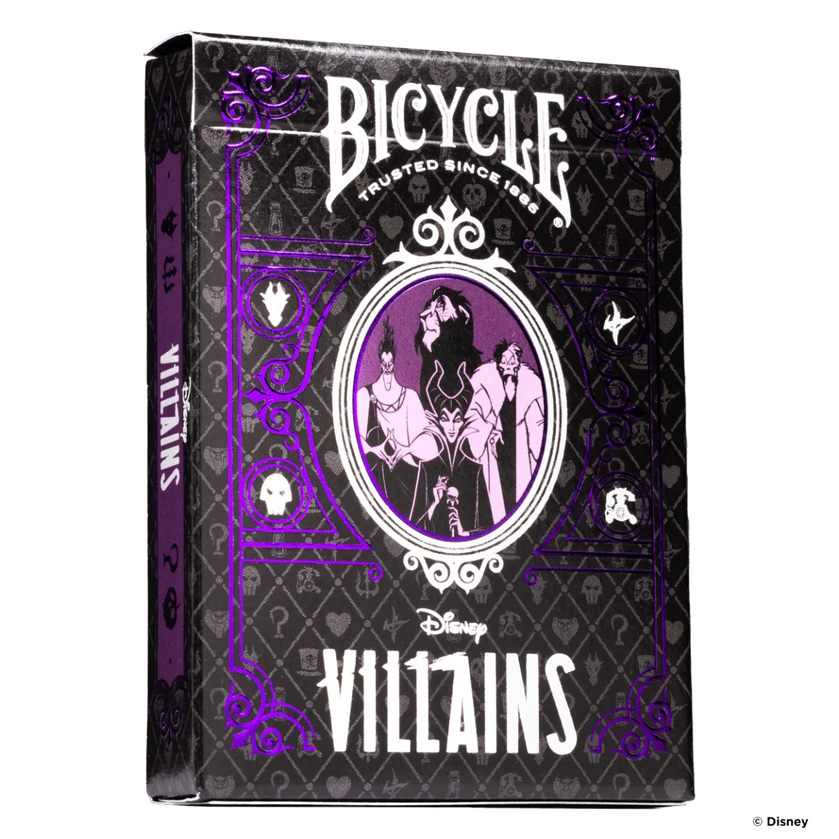 Disney Villains Purple - Bicycle Playing Cards