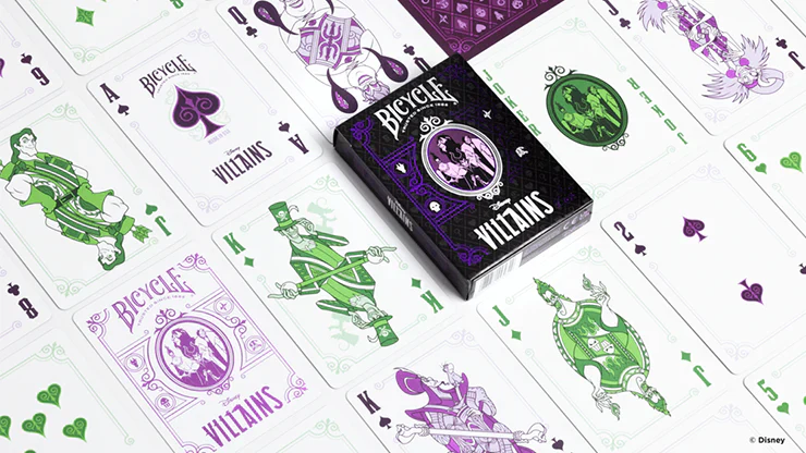 Disney Villains Purple - Bicycle Playing Cards - Image 2