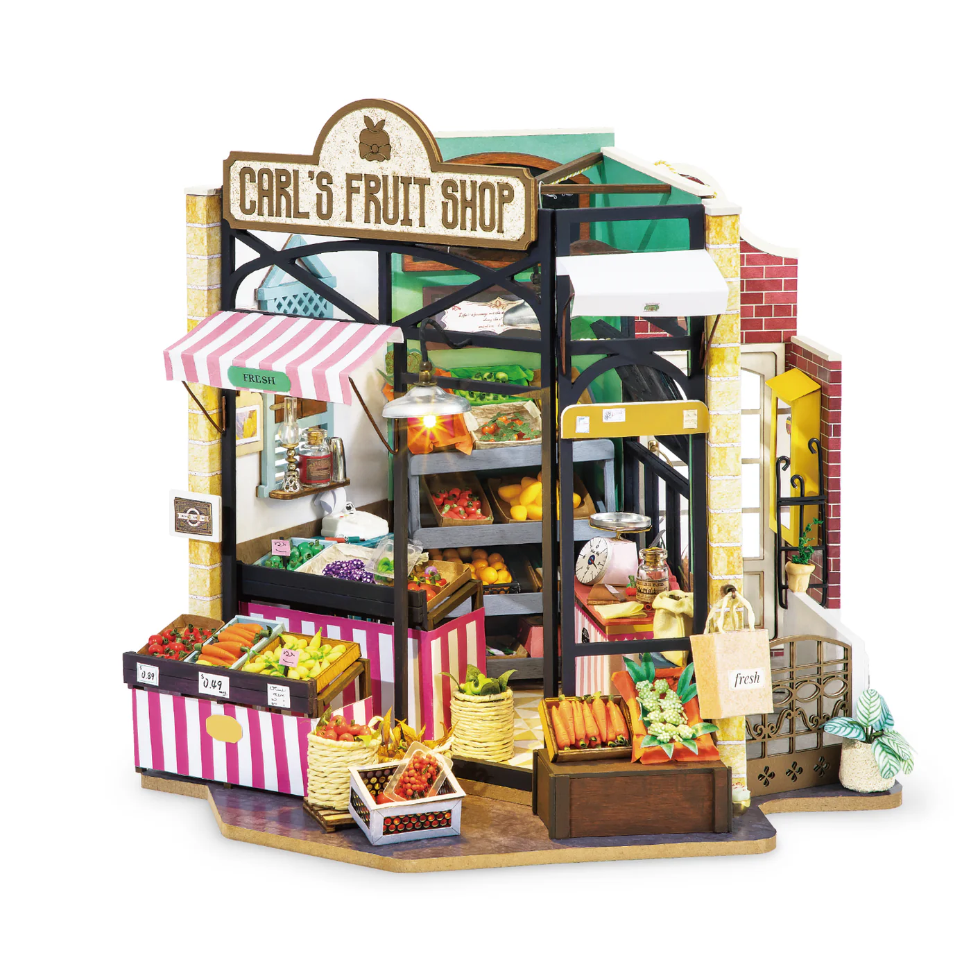 CARLS FRUIT SHOP - DIY MINI HOUSE - ROBOTIME - Image 2