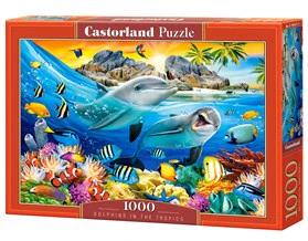 Dolphins In The Tropics 1000p