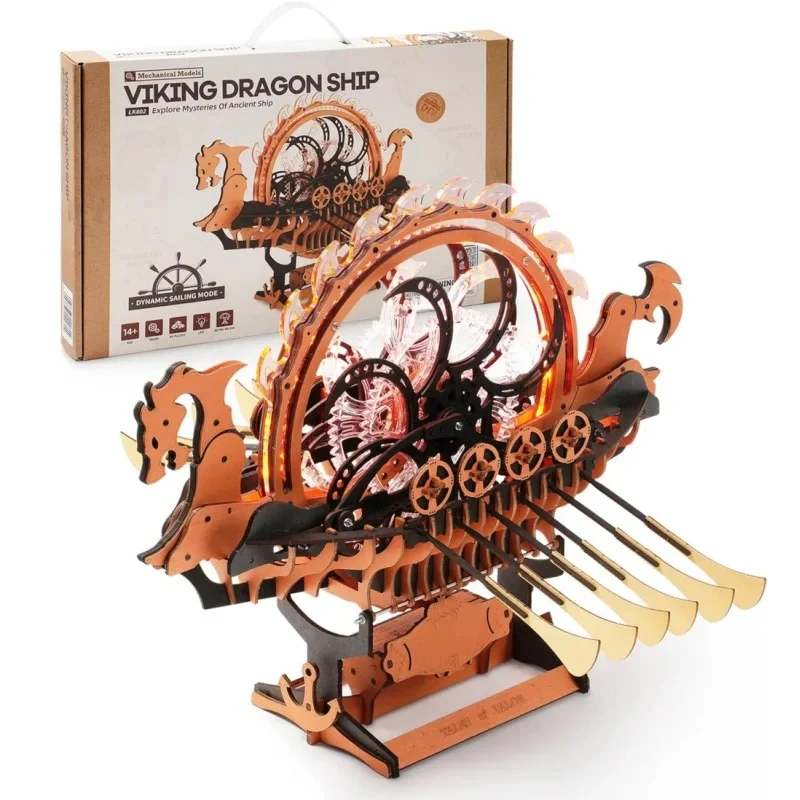Viking Dragon Ship Mechanical Models
