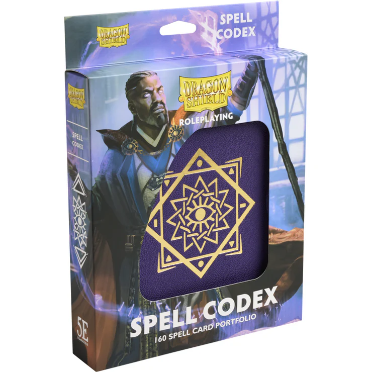 Dragon Shield Roleplaying Spell Codex Arcane Purple