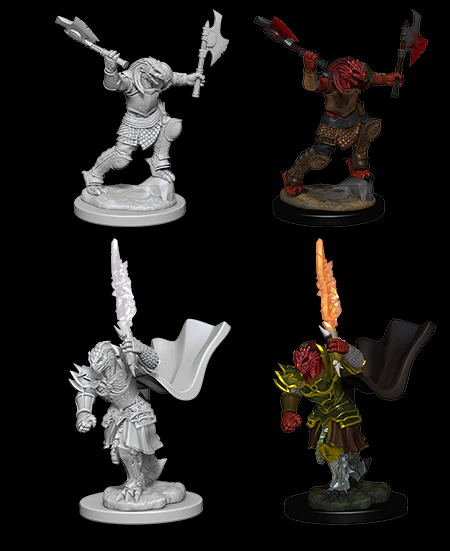 Dragonborn Female Fighter - D&D Nolzurs Marvelous Unpainted Miniatures
