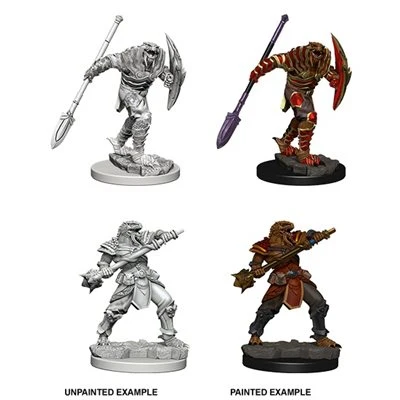 Dragonborn Male Fighter w/Spear - D&D Nolzurs Marvelous Unpainted Miniatures