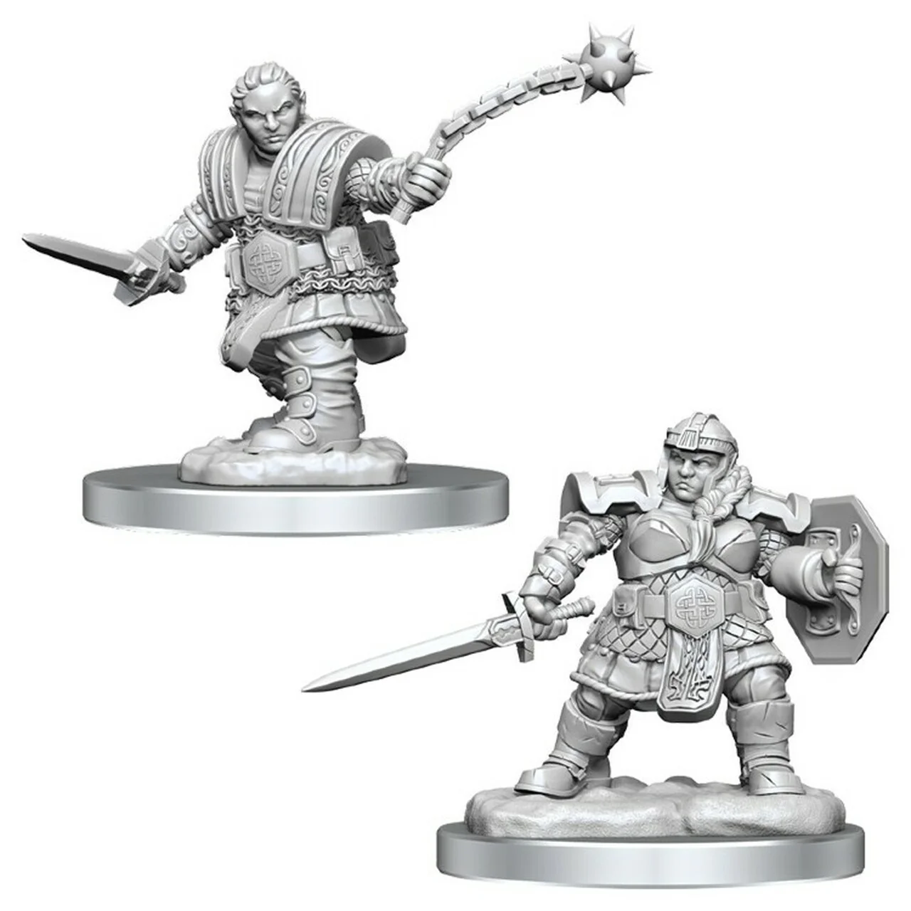 Dwarf Female Fighter - D&D Nolzurs Marvelous Unpainted Miniatures